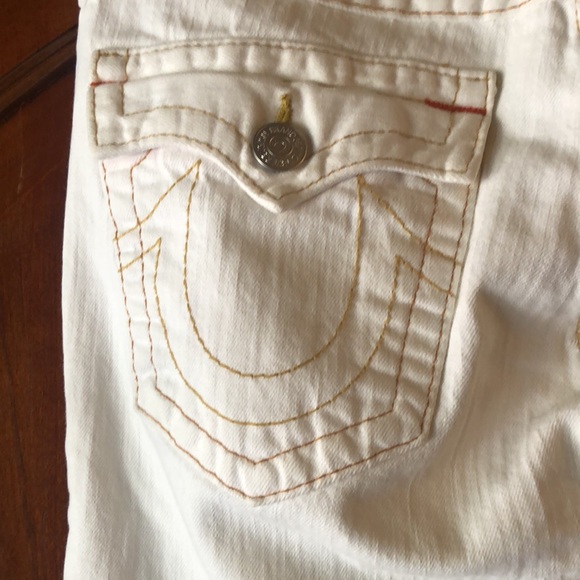 True Religion Women's Boot Cut Jeans - Cream - Picture 4 of 6